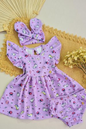 Vestido+calcinha+lacinho