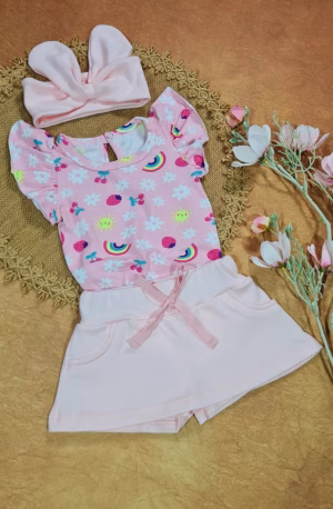 Conjunto Curto – Suedine Light