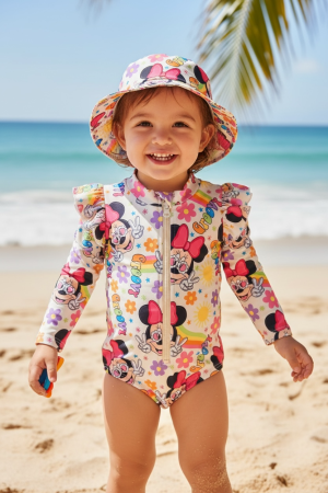 Macacão Praia + chapéu