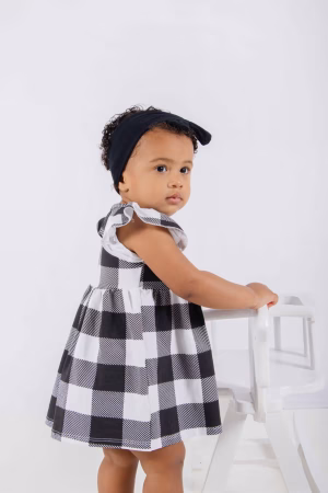 Vestido + calcinha + lacinho
