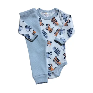 Conjunto Canelado - Azul Carrinhos