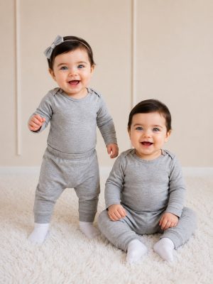 Conjunto Longo Cotton - CARINHO